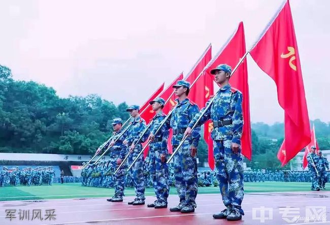 重庆人文科技学院-军训风采